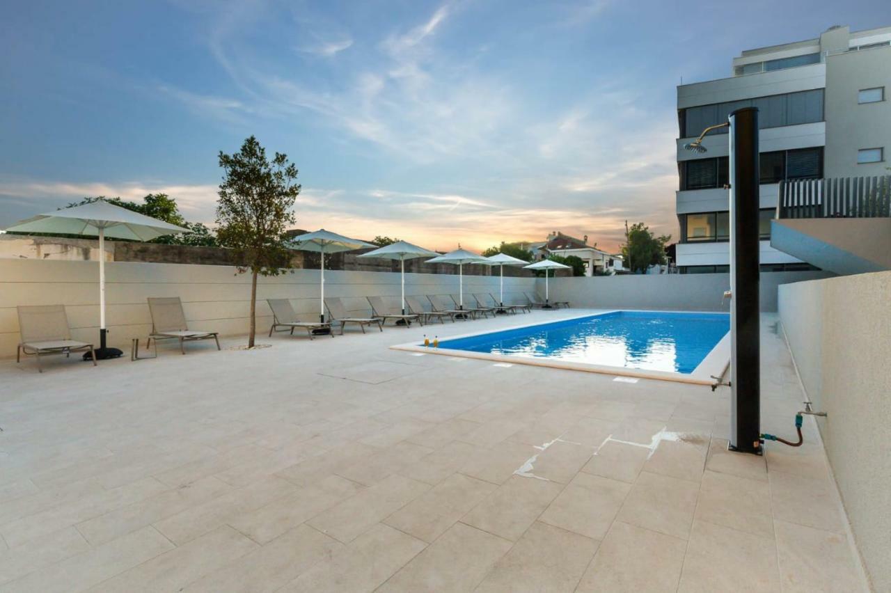 Shell Luxury Residences With Pool And Whirlpool Zadar Eksteriør billede