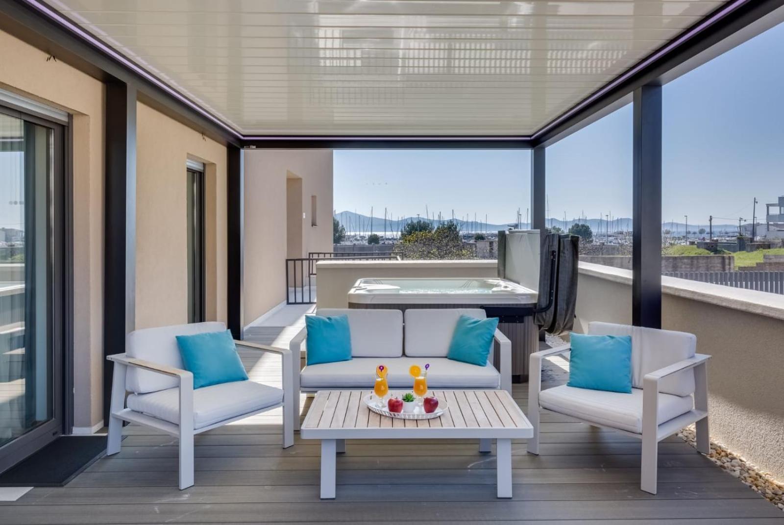Shell Luxury Residences With Pool And Whirlpool Zadar Eksteriør billede